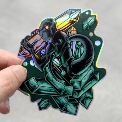 Alternative view of Holographic Stickers